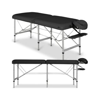 Massagebänk Medmal Alu 70 Vinyl Flex K015 Svart