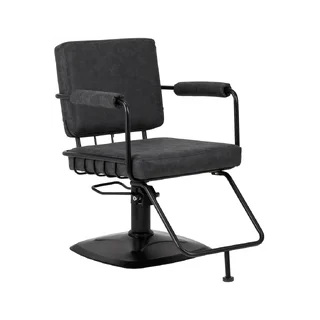 Gabbiano Katania Loft Old Leather frisörstol svart