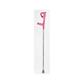 Underarmskrycka lätt, rosa silver