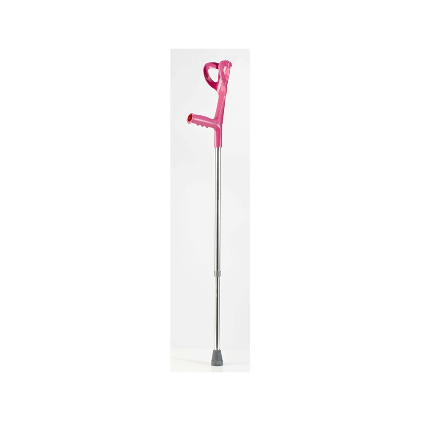 Underarmskrycka lätt, rosa silver