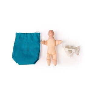 Minibäcken med förlossningsdocka