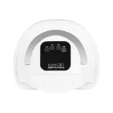 Nagellampa UV lampa naglar Glow S1 168W, vit silver