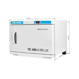 Handduksvärmare med UV-sterilisator 16 liter Vit