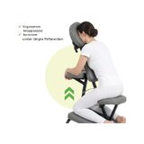 Energimassagestol, grå