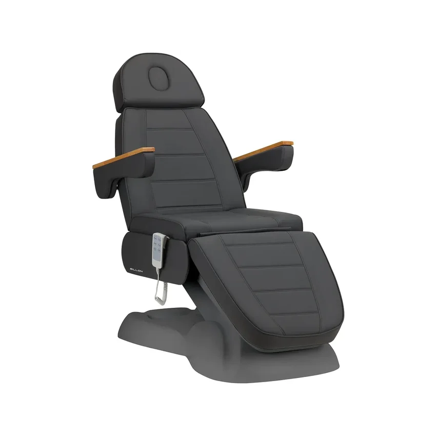 Elektrisk behandlingsstol Sillon Lux 273B, 3 motorer, Grå