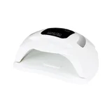 Nagellampa UV lampa naglar Glow S1 168W, vit silver