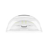 Nagellampa UV lampa naglar Glow S1 168W, vit silver