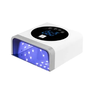 UV-lampa LED naglar OCHO NAILS X22 72W trådlös vit med spegelbotten