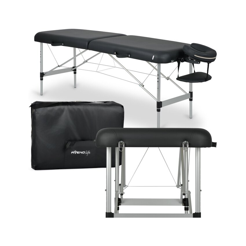 Bärbar Massagebänk Estetic Comfy Base K515, Svart, 65cm