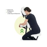 Energimassagestol, vit