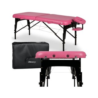 Bärbar Massagebänk Exklusiv Estetic, Rosa