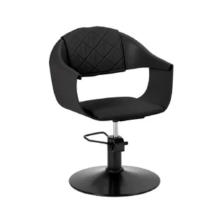 Frisörstol Hair System Halo Noir, Svart