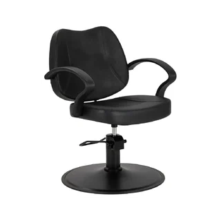 Frisörstol Hair System A055B, Svart
