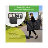 Bärbar massagebänk Adele 70cm, Svart