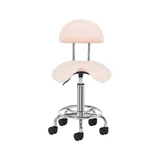 Sadelstol rosa 6001 med ryggstöd