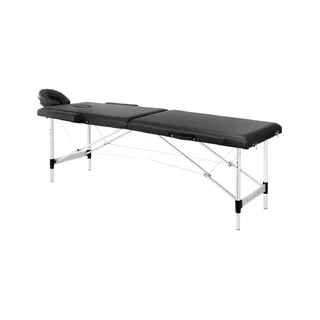 Balance Hopfällbar Massagebänk i Aluminium, Svart