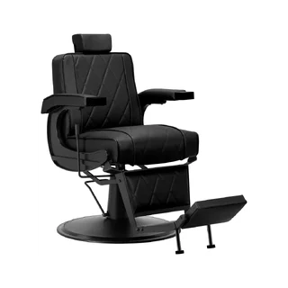 Barberarstol Hair System BM88066B, Svart