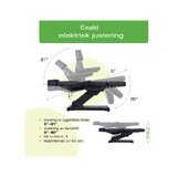 Elektrisk behandlingsstol, Selia PRO 4, svart