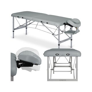 Bärbar massagebänk i aluminium K029