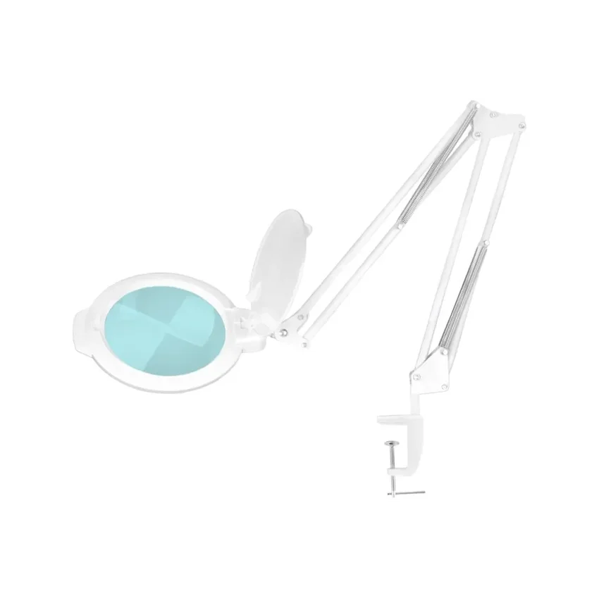 Moonlight 8012/5 "vit LED-förstoringslampa för bordsskiva