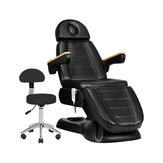 Behandlingsstol Sillon Lux 273B + pall 304, svart