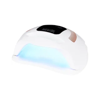 Nagellampa UV lampa naglar Glow S1 168W, vit guld