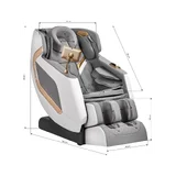 Sakura Classic 802A massagefåtölj vit grå