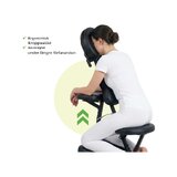 Energimassagestol, svart