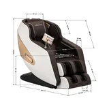 Sakura Comfort Plus 806 massagestol, Brun