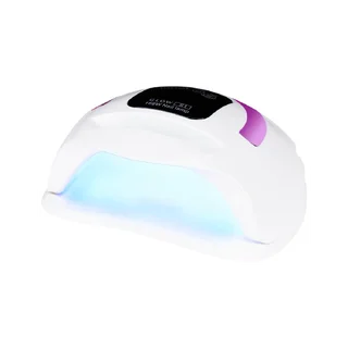 Nagellampa UV lampa naglar Glow S1 168W, vit roseguld
