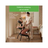 Energimassagestol, svart