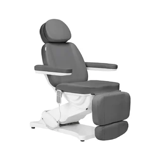 Elektrisk skönhetsstol Sillon Classic, 3 motorer, Grå