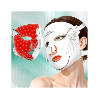 Rödljusmask LED 4D, Ansiktsmask