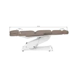 Elektrisk behandlingsstol Sillon Classic, 3 motorer, Brun