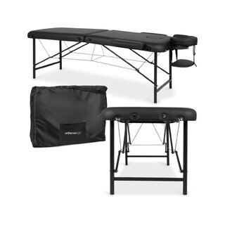 Bärbar massagebänk Rico 60 cm, Svart