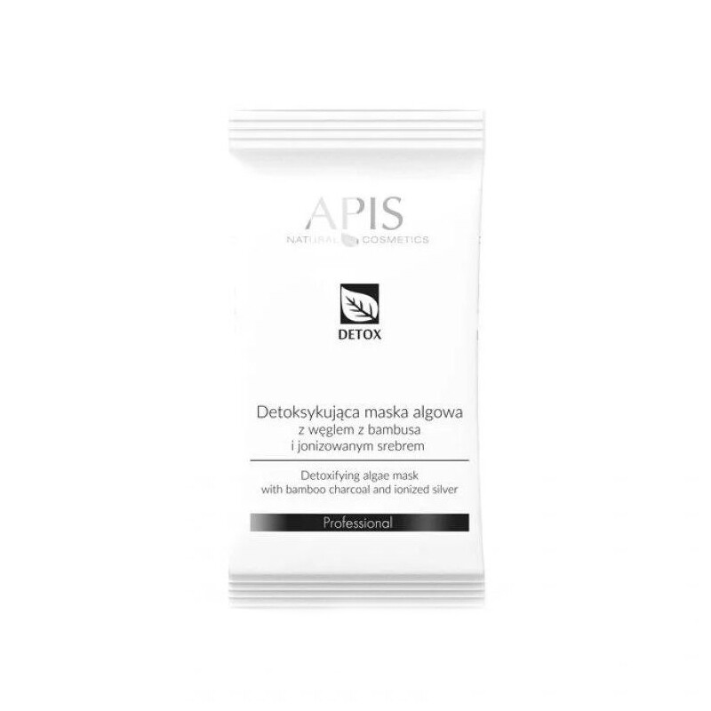 Apis Detoxifying Algae Mask – algmask med bambukol och joniserat silver 20 g